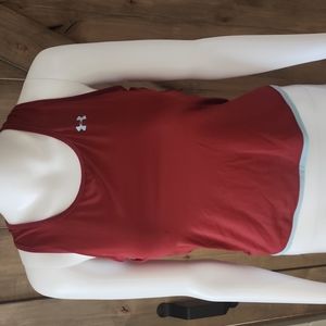 Womens Underarmour tanktop, Size M, red
